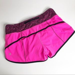Lululemon Speed Run Short Raspberry Glo Light 4